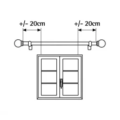 KIT 5PZ PALO IN METALLO 19MM - MODELLO CONO ANELLO BIANCO 160-300CM: vendita online KIT 5PZ PALO IN METALLO 19MM - MODELLO CONO ANELLO BIANCO 160-300CM in offerta