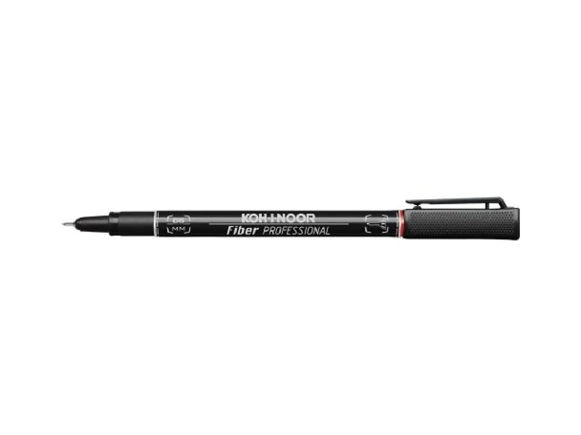 KOH I NOOR - PENNA A FIBRA PROFESSIONAL FIBER ROSSO: vendita online KOH I NOOR - PENNA A FIBRA PROFESSIONAL FIBER ROSSO in offerta