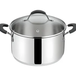 LAGOSTINA - CASSERUOLA 2 MANICI LINEA TEMPRA CON COPERCHIO D.20CM