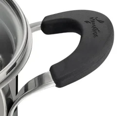 LAGOSTINA - CASSERUOLA 2 MANICI LINEA TEMPRA CON COPERCHIO D.20CM