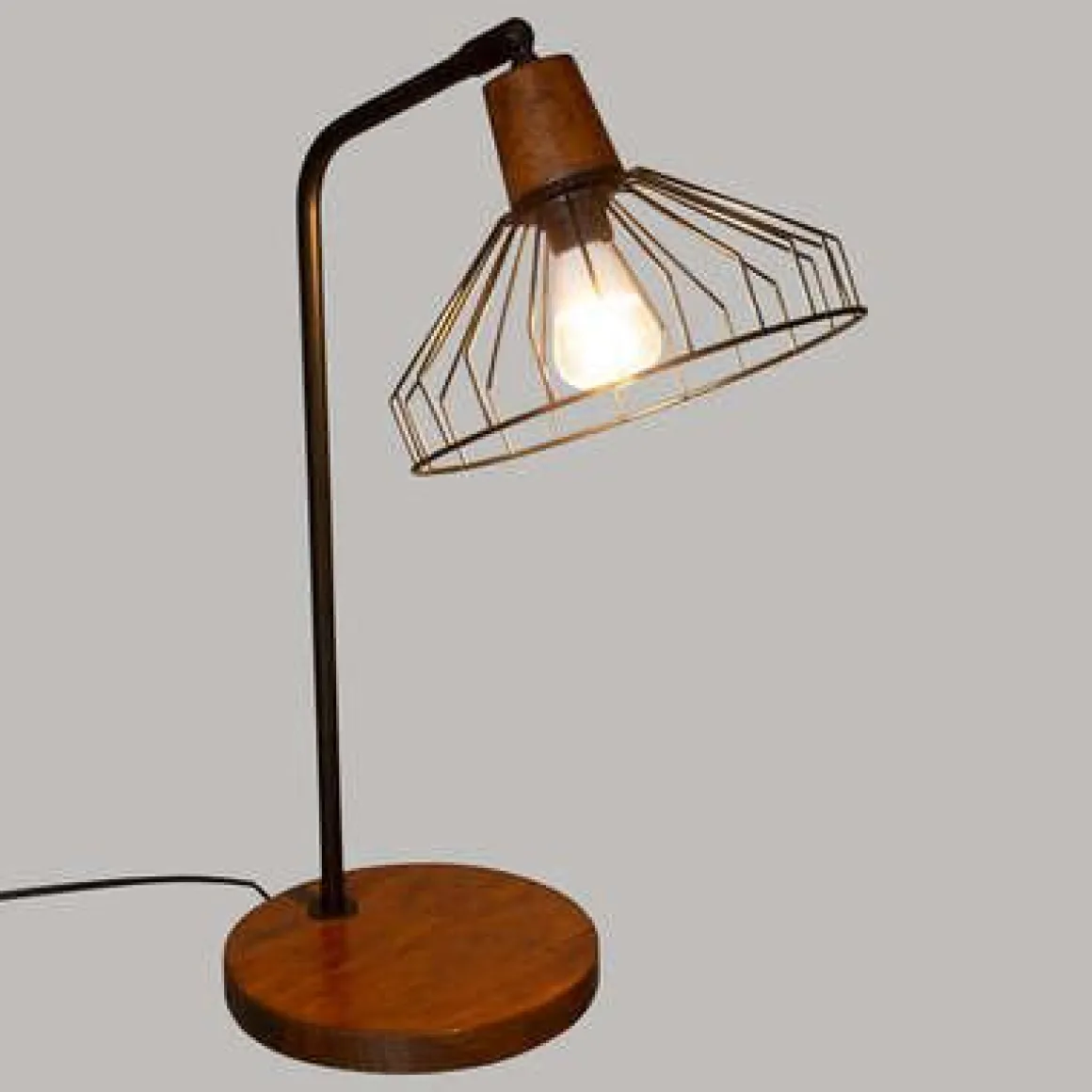 LAMPADA DA TAVOLA CAF NERO H 47CM: vendita online LAMPADA DA TAVOLA CAF NERO H 47CM in offerta