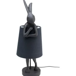 LAMPADA DA TAVOLO ANIMAL RABBIT NERO/ARGENTO H.68,2CM - E14 1X5W 50/60HZ: vendita online LAMPADA DA TAVOLO ANIMAL RABBIT NERO/ARGENTO H.68,2CM - E14 1X5W 50/60HZ in offerta