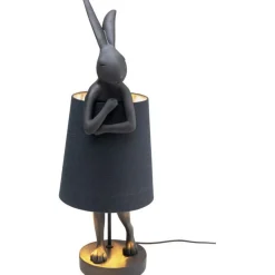LAMPADA DA TAVOLO ANIMAL RABBIT NERO/ARGENTO H.68,2CM - E14 1X5W 50/60HZ: vendita online LAMPADA DA TAVOLO ANIMAL RABBIT NERO/ARGENTO H.68,2CM - E14 1X5W 50/60HZ in offerta