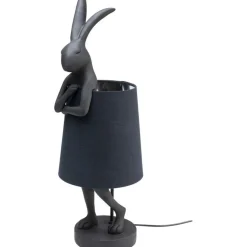 LAMPADA DA TAVOLO ANIMAL RABBIT NERO/ARGENTO H.68,2CM - E14 1X5W 50/60HZ: vendita online LAMPADA DA TAVOLO ANIMAL RABBIT NERO/ARGENTO H.68,2CM - E14 1X5W 50/60HZ in offerta