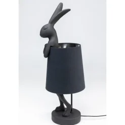 LAMPADA DA TAVOLO ANIMAL RABBIT NERO/ARGENTO H.68,2CM - E14 1X5W 50/60HZ: vendita online LAMPADA DA TAVOLO ANIMAL RABBIT NERO/ARGENTO H.68,2CM - E14 1X5W 50/60HZ in offerta