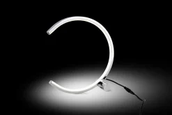 LAMPADA DA TAVOLO GIADY 25X6X25CM CROMATA - 415lm 4000K 10W: vendita online LAMPADA DA TAVOLO GIADY 25X6X25CM CROMATA - 415lm 4000K 10W in offerta