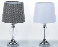 LAMPADA DA TAVOLO IN CRISTALLO 20X20X37CM - 1XE14 COLORI ASSORTITI: vendita online LAMPADA DA TAVOLO IN CRISTALLO 20X20X37CM - 1XE14 COLORI ASSORTITI in offerta