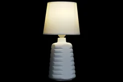 Lampada Da Tavolo In Gres Poliestere 18x18x37 - E27 50w Colori Assortiti