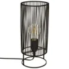 LAMPADA DA TAVOLO NORA NERA H 30CM - E27 40W: vendita online LAMPADA DA TAVOLO NORA NERA H 30CM - E27 40W in offerta