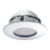 LAMPADA DA INCASSO LED PINEDA CROMO D. 7,8CM - 1X4.9W 460lm 3000K IP20 IP44: vendita online LAMPADA DA INCASSO LED PINEDA CROMO D. 7,8CM - 1X4.9W 460lm 3000K IP20 IP44 in offerta