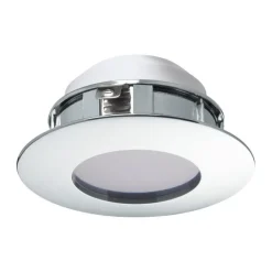 LAMPADA DA INCASSO LED PINEDA CROMO D. 7,8CM - 1X4.9W 460lm 3000K IP20 IP44: vendita online LAMPADA DA INCASSO LED PINEDA CROMO D. 7,8CM - 1X4.9W 460lm 3000K IP20 IP44 in offerta