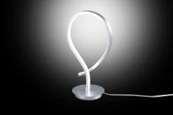LAMPADA DA TAVOLA KILEY H. 32CM ARGENTO - 1080lm 4500K 12W: vendita online LAMPADA DA TAVOLA KILEY H. 32CM ARGENTO - 1080lm 4500K 12W in offerta