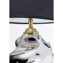 LAMPADA DA TAVOLO ALBA ARGENTO H 42CM - 1XE27 40W 230V 50/60HZ: vendita online LAMPADA DA TAVOLO ALBA ARGENTO H 42CM - 1XE27 40W 230V 50/60HZ in offerta