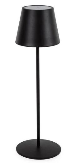 LAMPADA DA TAVOLO A LED ETNA NERO H 38CM - IP54 USB : vendita online LAMPADA DA TAVOLO A LED ETNA NERO H 38CM - IP54 USB in offerta