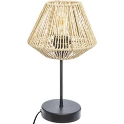 LAMPADA DA TAVOLO CON CORDA NATURALE JILY H34CM: vendita online LAMPADA DA TAVOLO CON CORDA NATURALE JILY H34CM in offerta