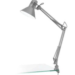 LAMPADA DA TAVOLO FIRMO ARGENTO 73CM - 1X40W E27: vendita online LAMPADA DA TAVOLO FIRMO ARGENTO 73CM - 1X40W E27 in offerta