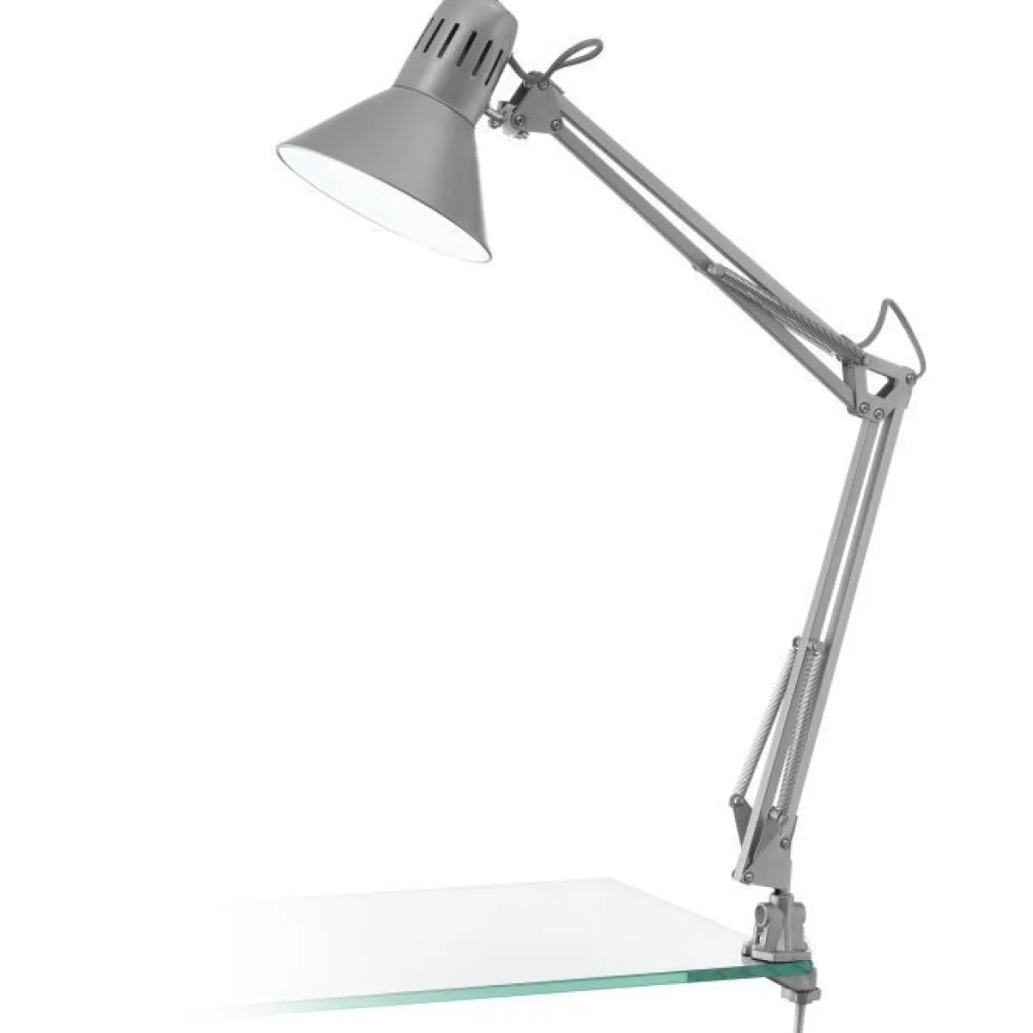 LAMPADA DA TAVOLO FIRMO ARGENTO 73CM - 1X40W E27: vendita online LAMPADA DA TAVOLO FIRMO ARGENTO 73CM - 1X40W E27 in offerta