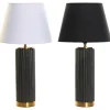 LAMPADA DA TAVOLO IN GRES POLIESTERE 30X30 H 58CM - E27 50W COLORI ASSORTITI : vendita online LAMPADA DA TAVOLO IN GRES POLIESTERE 30X30 H 58CM - E27 50W COLORI ASSORTITI in offerta