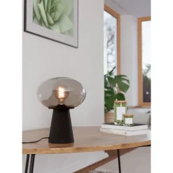 LAMPADA DA TAVOLO MADONNINA NERA H. 32,5CM - 1X40W E27: vendita online LAMPADA DA TAVOLO MADONNINA NERA H. 32,5CM - 1X40W E27 in offerta