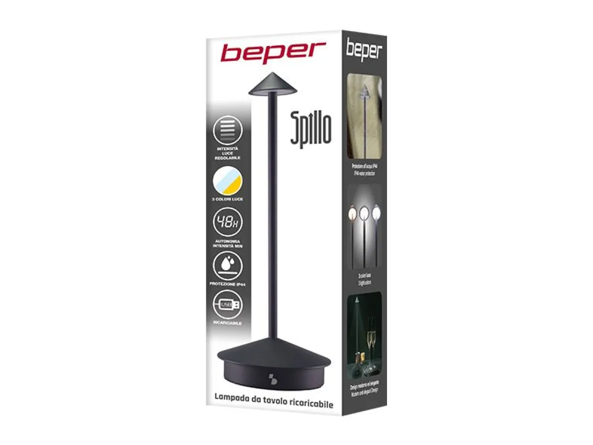 LAMPADA DA TAVOLO SPILLO NERA: vendita online LAMPADA DA TAVOLO SPILLO NERA in offerta
