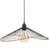 LAMPADARIO ALARA DIAM. CM 45 IN METALLO NERO E27 40W: vendita online LAMPADARIO ALARA DIAM. CM 45 IN METALLO NERO E27 40W in offerta