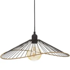 LAMPADARIO ALARA DIAM. CM 45 IN METALLO NERO E27 40W: vendita online LAMPADARIO ALARA DIAM. CM 45 IN METALLO NERO E27 40W in offerta