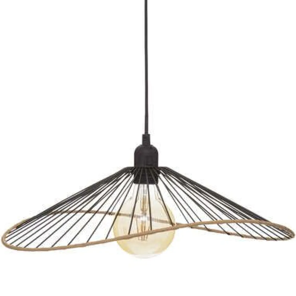 LAMPADARIO ALARA DIAM. CM 45 IN METALLO NERO E27 40W: vendita online LAMPADARIO ALARA DIAM. CM 45 IN METALLO NERO E27 40W in offerta