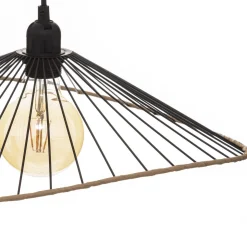 LAMPADARIO ALARA DIAM. CM 45 IN METALLO NERO E27 40W: vendita online LAMPADARIO ALARA DIAM. CM 45 IN METALLO NERO E27 40W in offerta