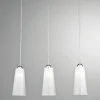 LAMPADARIO BAR A 3 CONI BIANCO 90CM - 3XE27: vendita online LAMPADARIO BAR A 3 CONI BIANCO 90CM - 3XE27 in offerta