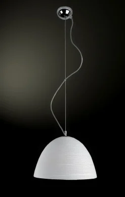 LAMPADARIO CANDICE D. 35CM BIANCO SATINATO - 1XE27 MAX 72W: vendita online LAMPADARIO CANDICE D. 35CM BIANCO SATINATO - 1XE27 MAX 72W in offerta