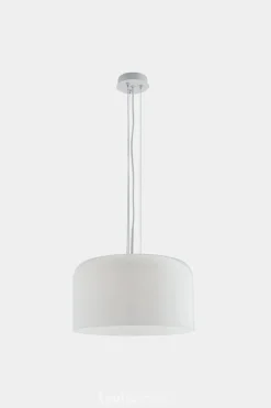 LAMPADARIO GIBUS BIANCO 40X20CM - 1XE27: vendita online LAMPADARIO GIBUS BIANCO 40X20CM - 1XE27 in offerta
