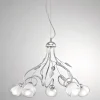 LAMPADARIO GINEVRA D 60 H 40CM - 5XE14: vendita online LAMPADARIO GINEVRA D 60 H 40CM - 5XE14 in offerta