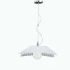 LAMPADARIO ISIDE BIANCO PD CROMO D. 45CM 50x50X11CM - 1XE27 MAX 60W: vendita online LAMPADARIO ISIDE BIANCO PD CROMO D. 45CM 50x50X11CM - 1XE27 MAX 60W in offerta