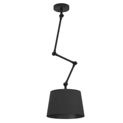 LAMPADARIO PISTUNIO NERO H. 129CM - 1X40W E27: vendita online LAMPADARIO PISTUNIO NERO H. 129CM - 1X40W E27 in offerta