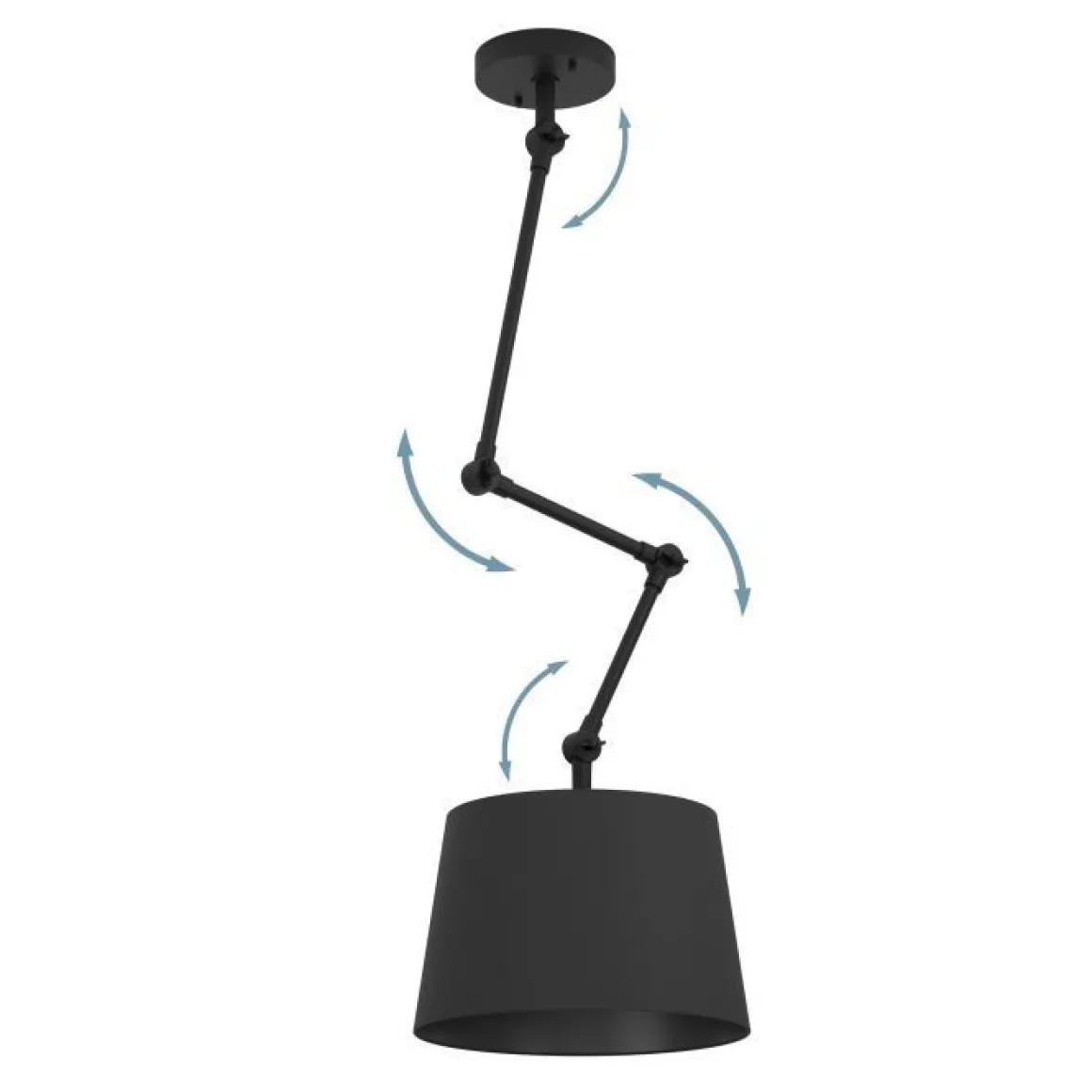 LAMPADARIO PISTUNIO NERO H. 129CM - 1X40W E27: vendita online LAMPADARIO PISTUNIO NERO H. 129CM - 1X40W E27 in offerta