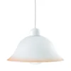 LAMPADARIO ALABASTRO BIANCO CON FASCIA ROSA D. 30CM - 1XE27 MAX 60W: vendita online LAMPADARIO ALABASTRO BIANCO CON FASCIA ROSA D. 30CM - 1XE27 MAX 60W in offerta