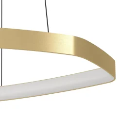 LAMPADARIO A LED VALLEROSA ORO H. 110CM - 25.2W 3000ml IP20: vendita online LAMPADARIO A LED VALLEROSA ORO H. 110CM - 25.2W 3000ml IP20 in offerta
