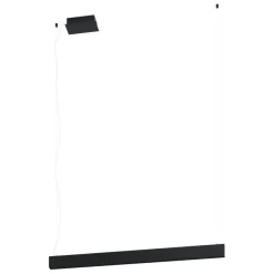 LAMPADARIO LED TERMINI NERO L106.5 H150CM - 31.5/15.5W 3700lm 3000K: vendita online LAMPADARIO LED TERMINI NERO L106.5 H150CM - 31.5/15.5W 3700lm 3000K in offerta