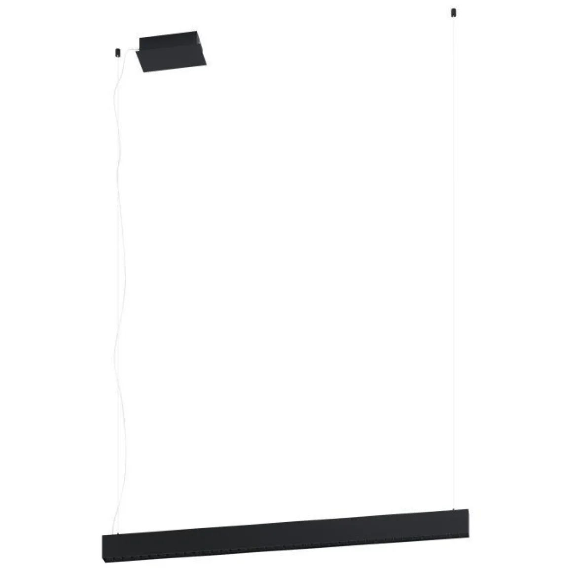 LAMPADARIO LED TERMINI NERO L106.5 H150CM - 31.5/15.5W 3700lm 3000K: vendita online LAMPADARIO LED TERMINI NERO L106.5 H150CM - 31.5/15.5W 3700lm 3000K in offerta