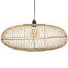 LAMPADARIO LOREN IN BAMBÙ NATURALE D 60CM - E27 40W: vendita online LAMPADARIO LOREN IN BAMBÙ NATURALE D 60CM - E27 40W in offerta