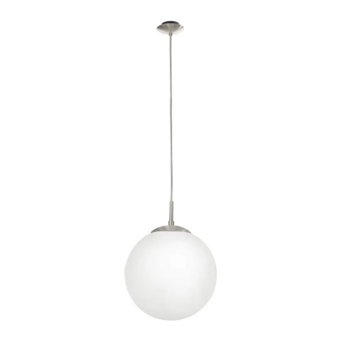 LAMPADARIO 1 LUCE RONDO SATINATO D. 25CM - 1X60W E27: vendita online LAMPADARIO 1 LUCE RONDO SATINATO D. 25CM - 1X60W E27 in offerta