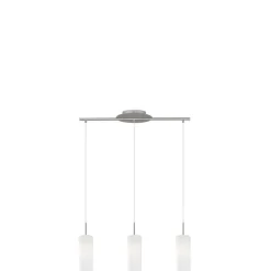 LAMPADARIO 3 LUCI TROY 3 SATINATO 110CM - 3X40W E27: vendita online LAMPADARIO 3 LUCI TROY 3 SATINATO 110CM - 3X40W E27 in offerta