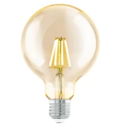 LAMPADINA A LED AMBRATA 14CM - E27 G95 4W 2200K 220-240V 15000H: vendita online LAMPADINA A LED AMBRATA 14CM - E27 G95 4W 2200K 220-240V 15000H in offerta