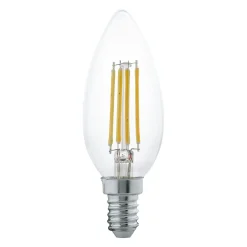 LAMPADINA A LED 9.7CM - E14 C35 2700K 4W 220-240V 15000H: vendita online LAMPADINA A LED 9.7CM - E14 C35 2700K 4W 220-240V 15000H in offerta