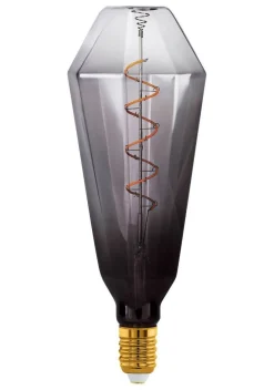 LAMPADINA A LED T100 GRIGIA FUMÈ D. 10CM - E27 1X4W 1800k: vendita online LAMPADINA A LED T100 GRIGIA FUMÈ D. 10CM - E27 1X4W 1800k in offerta