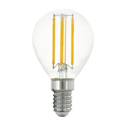 LAMPADINA A LED TRASPARENTE 7.7CM - E14 P45 4W 2700K 220-240V 15000H: vendita online LAMPADINA A LED TRASPARENTE 7.7CM - E14 P45 4W 2700K 220-240V 15000H in offerta