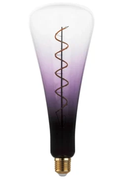 LAMPADINA A LED T110 VIOLA FUMÈ D. 11CM - E27 1X4W 1800k: vendita online LAMPADINA A LED T110 VIOLA FUMÈ D. 11CM - E27 1X4W 1800k in offerta