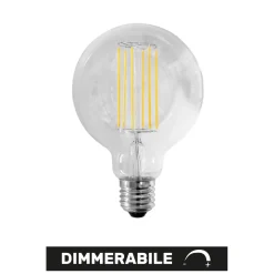 LAMPADINA GLOBO G95 DIMMERABILE LED 10W 1300LM 2700K E27: vendita online LAMPADINA GLOBO G95 DIMMERABILE LED 10W 1300LM 2700K E27 in offerta