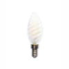 LAMPADINA TORTIGLIONE C37 VETRO FROST 4W 450LM 2700K: vendita online LAMPADINA TORTIGLIONE C37 VETRO FROST 4W 450LM 2700K in offerta