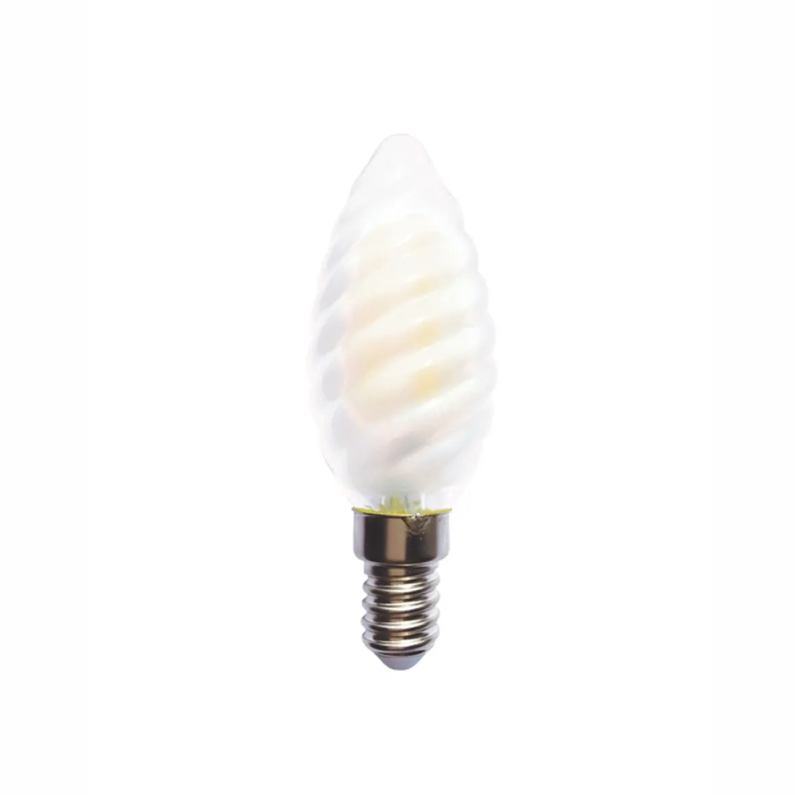 LAMPADINA TORTIGLIONE C37 VETRO FROST 4W 450LM 2700K: vendita online LAMPADINA TORTIGLIONE C37 VETRO FROST 4W 450LM 2700K in offerta